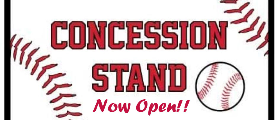 Concession Stands are now open at SCAA!
